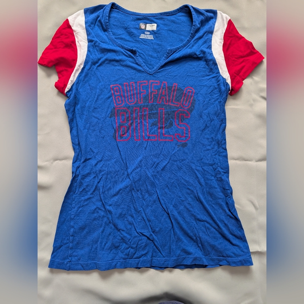 NFL Blue and Red Buffalo Bills Shirt